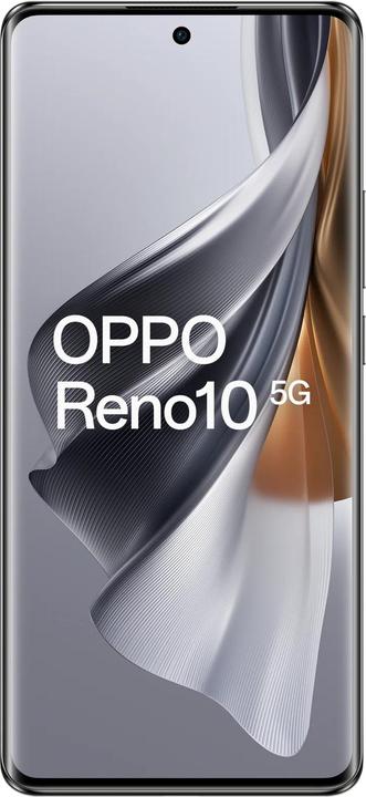 Productafbeelding OPPO Reno 10 (256 GB, Zilvergrijs, 6.70", Dubbele SIM, 5G)