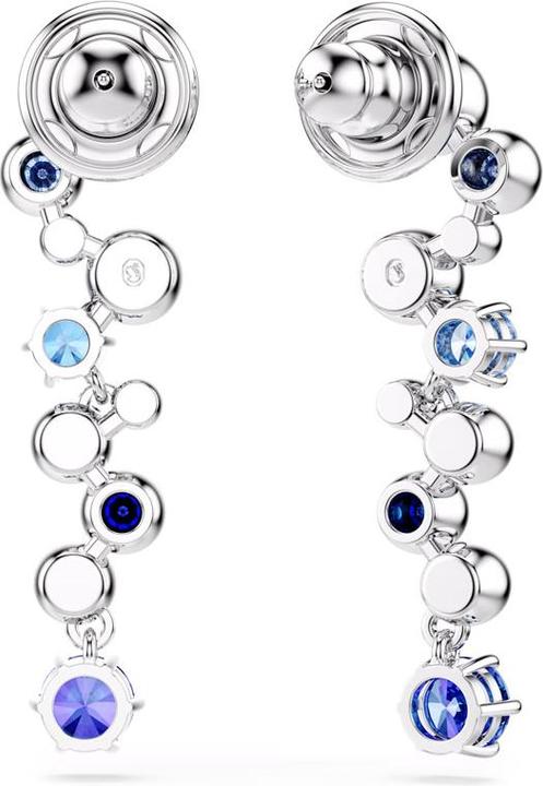 Produktbild Swarovski Constella Drop Ohrhänger Verschiedene Schliffe Blau Rhodiniert (Swarovski Metall)