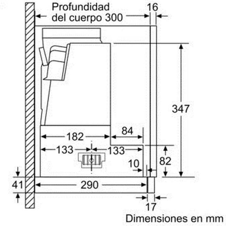 Actual product image Siemens iQ300 LI67SA531 Cooker Hood Semi Built-in (Pullout) ³/h A (Hut ventilator)