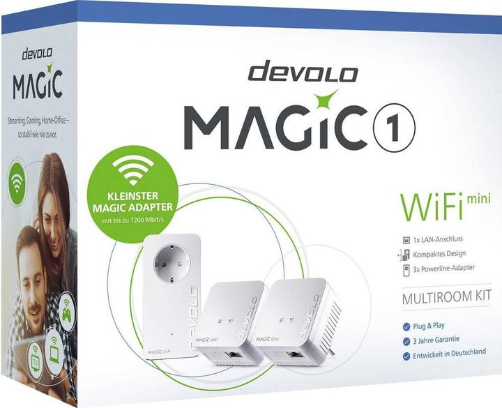 Productafbeelding Devolo Magic 1 WiFi mini Multiroom Kit (1200 Mbit/s)