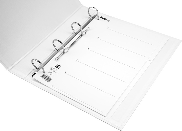 Actual product image Biella Register full format white