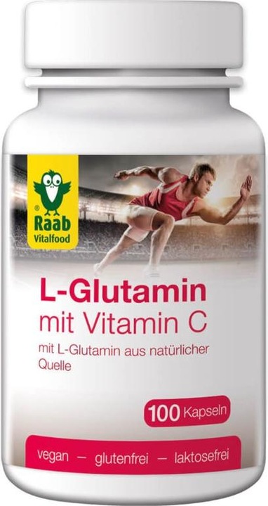 Produktbild Raab L-Glutamin mit Vitamin C (100 Stück, Kapseln)