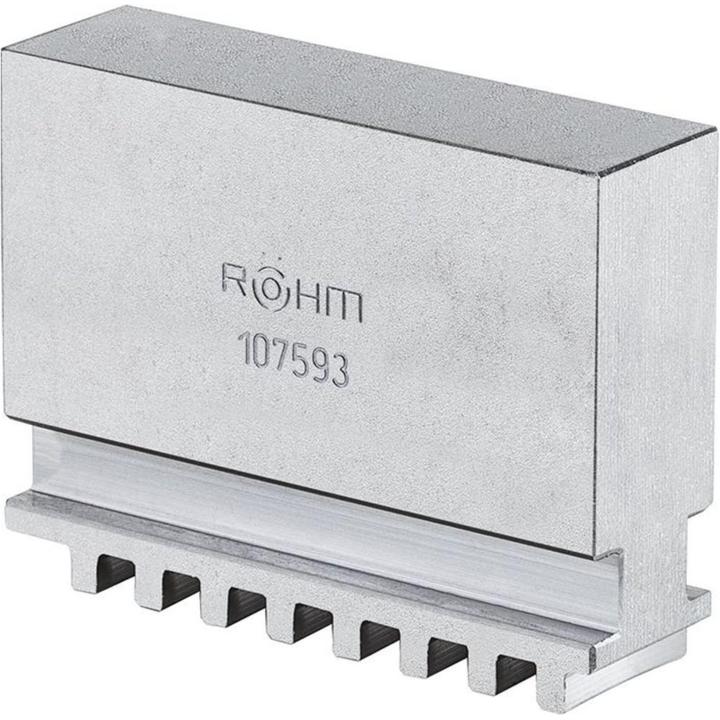 Actual product image Röhm Block jaw BL. Size 160. 4-jaw set. unstepped. unhardened. 16MnCr5
