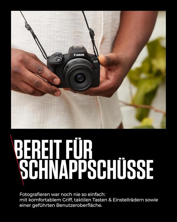 Actual product image Canon EOS R100 Kit (18 - 45 mm, 24.10 Mpx, APS-C / DX)