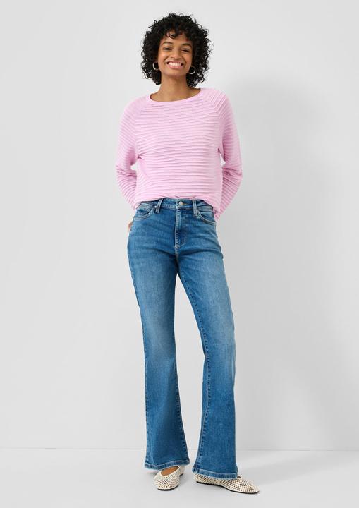 Produktbild s.Oliver Strickpullover Pullover mit Strukturmuster aus Viskosemix (XL)