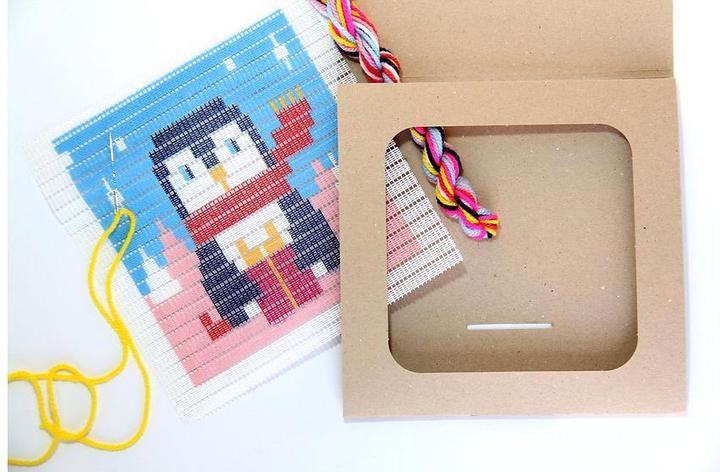 Actual product image Sozo Penguin picture frame kit