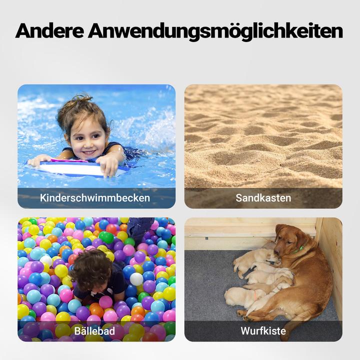 Produktbild Wiltec Fudajo Hundepool 60x20cm Hundeschwimmbad Hundeplanschbecken Hundebadewanne (Hundepool)