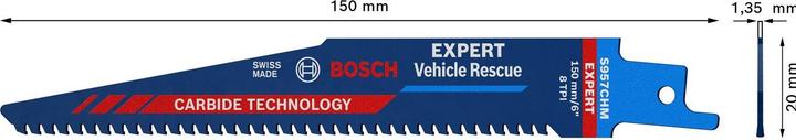 Produktbild Bosch Professional Zubehör EXPERT ‘Vehicle Rescue’ S 957 CHM Säbelsägeblatt, 10 Stück