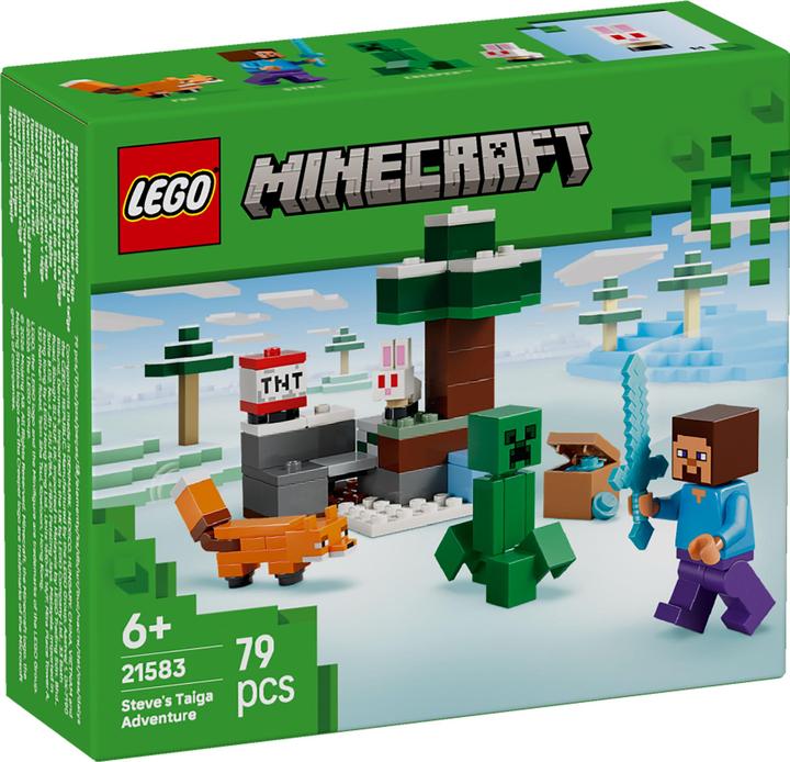 Image du produit LEGO Steves Abenteuer in der Taiga (21583, LEGO Minecraft)