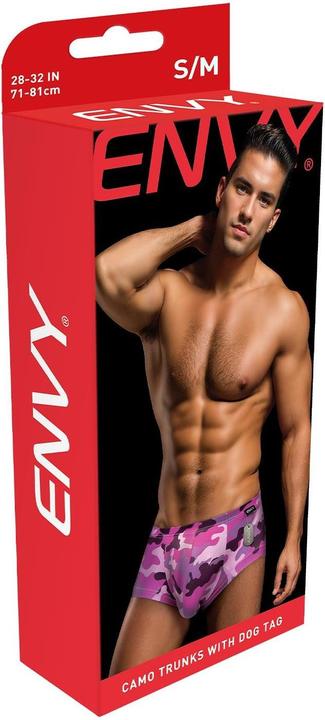 Produktbild Envy Xgen Camo Trunks With Dog Tag-Pink-L/Xl Waist 36" - 40" (XL)