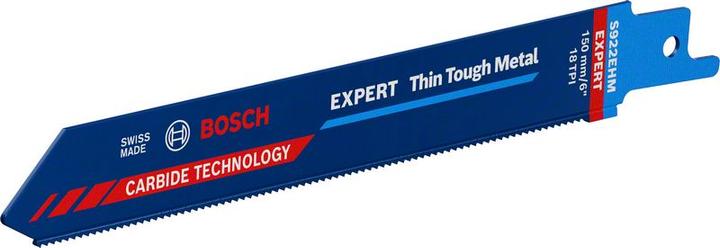 Immagine prodotto Bosch Professional Zubehör Lama per sega alternata Expert 'Thin Tough Metal' S 522 EHM, 1 pezzo