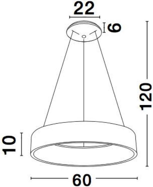 Produktbild Nova Luce Rando LED Pendelleuchte 3000 K (2520 lm)