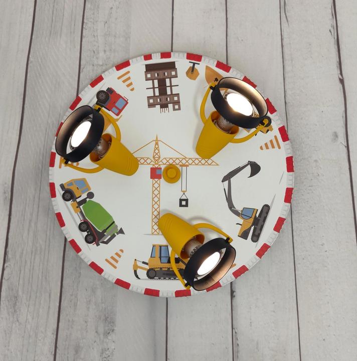 Immagine prodotto Niermann Stand By Plafoniera da cantiere Niermann 3-gang GU10 Multicolore, Colorata Made in Germany