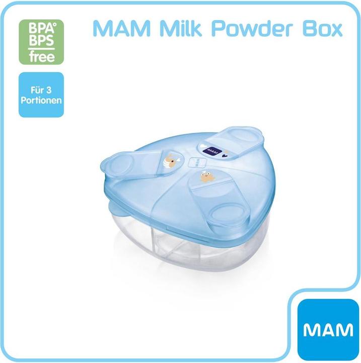 Image du produit MAM Milk Powder Box, distributeur de lait en poudre, baleine/grenouille