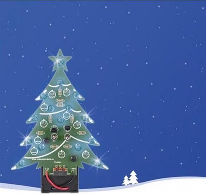 Produktbild Whadda Bausatz Weinachtsbaum Blau LED, mit Ein/Aus Schalter