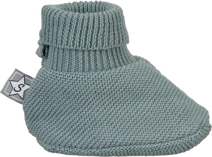 Produktbild Sterntaler Baby-Socken Strick-Schuh Grün Gr. 18 (18)