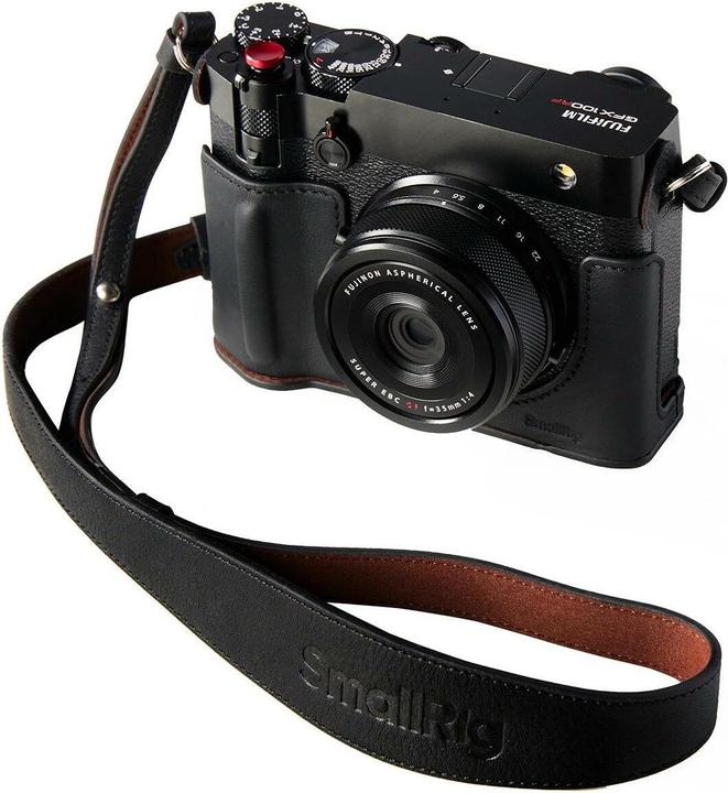SmallRig Ledertaschen-Kit für FUJIFILM GFX100RF Schwarz (Kamera Hüfttasche)