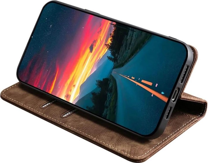 Actual product image Cover-Discount Honor 90 - Cover with RFID blocker brown (LG L90)