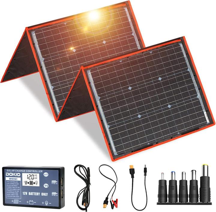 Produktbild Dokio Solarpanel-Kit (160 W, 4.10 kg)