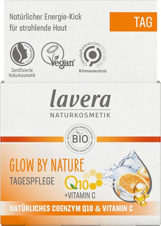 Actual product image Lavera Glow by Nature Tagespflege Q10 mit Vitamin C (50 ml)