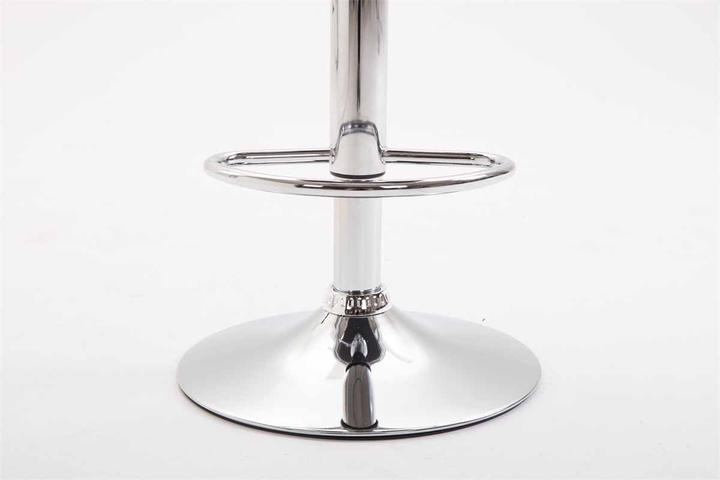 Actual product image CLP Barstool Kiel Fully Upholstered Imitation Leather, Grey