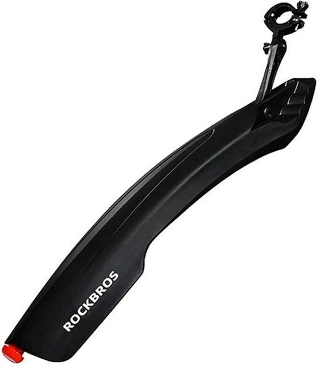 Rockbros DNB8001 mudguard with red LED light - black (Schutzblech hinten)