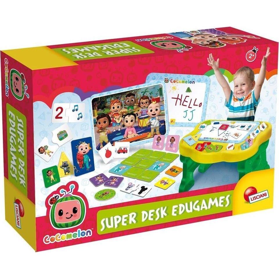 Lisciani, Kinderstuhl + Kindertisch, Cocomelon table with educational games (Kindersitzgruppe)