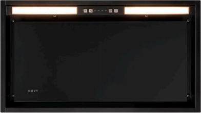 NOVY Hood Crystal 26052 Canopy, Energy efficiency class B, Plotis 60 cm, 600 m³/h, Push buttons, LED (Flachschirmhaube)