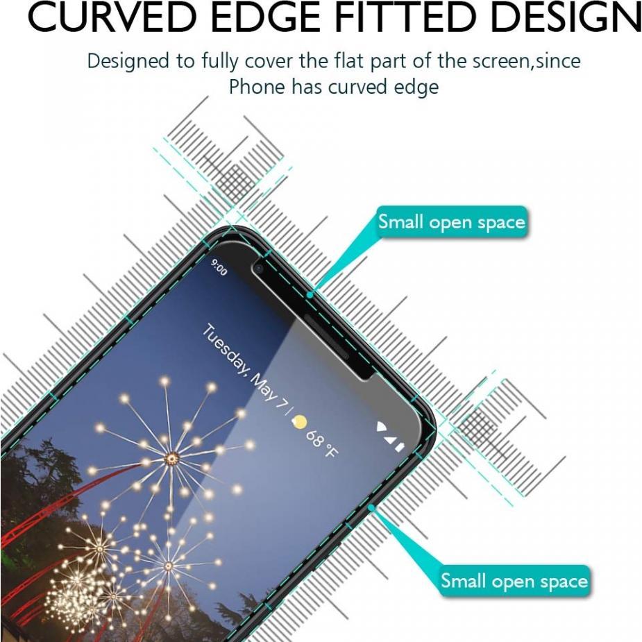 Thumbnail - Screenguard Google Pixel 3a Panzerglas Schutzfolie Case Friendly Design (Google Pixel 3a), Smartphone Schutzfolie, Trans...