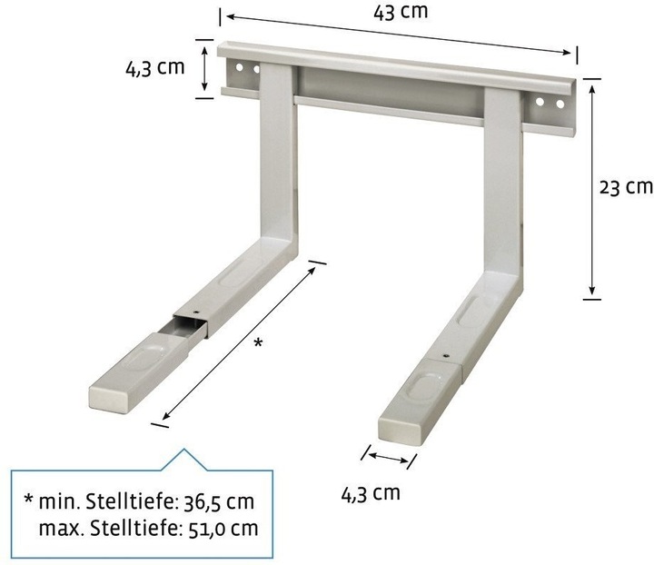Produktbild Hama Mikrowellenhalterung