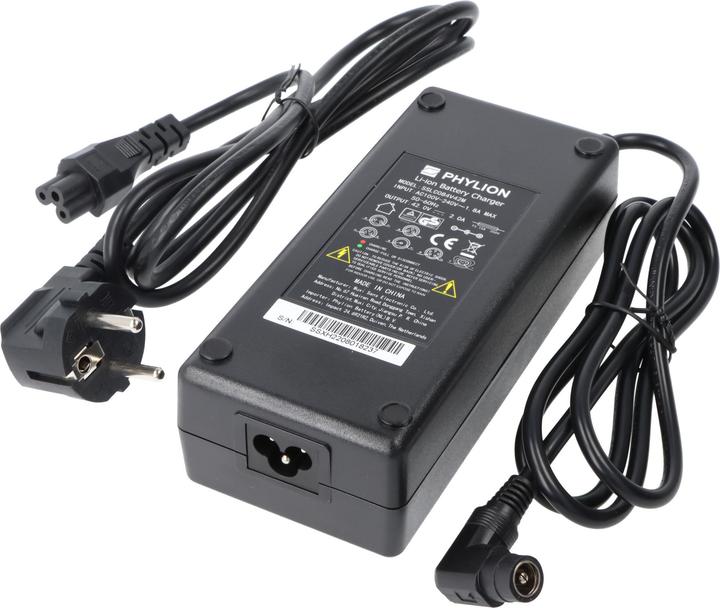 Produktbild Phylion E-Bike Ladegerät 42,0V / 2,0A - Cinch abgewinkelt (E-Bike Ladegerät)