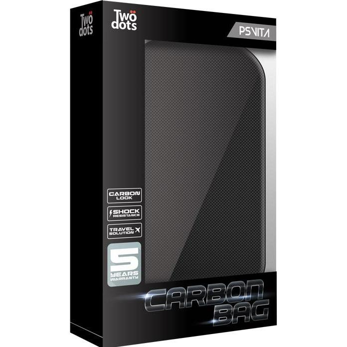 Two Dots Custodia Carbon PSVita (PS vita), Altri accessori gaming, Nero