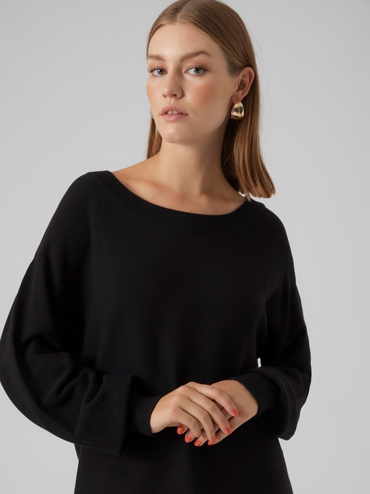 Actual product image Vero Moda VMNANCY LS BOATNECK PULLOVER GA EXC Knitted jumper (S)