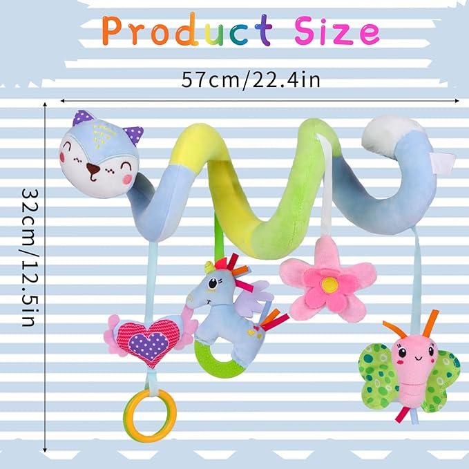 Immagine prodotto Activity Board Giocattolo a spirale per lettino, peluche per attività appeso alla culla, giocattolo per seggiolino