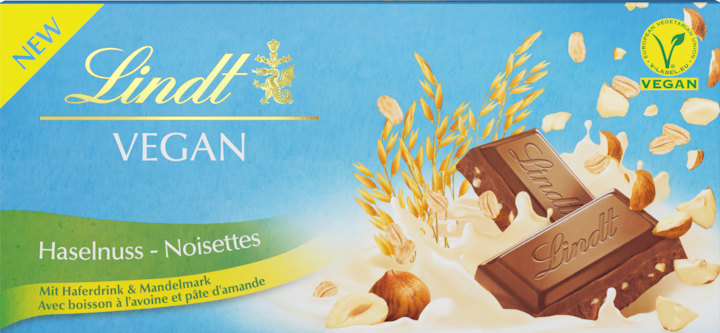 Image du produit Lindt Tablette Vegan Avoine Noisette (100 g)