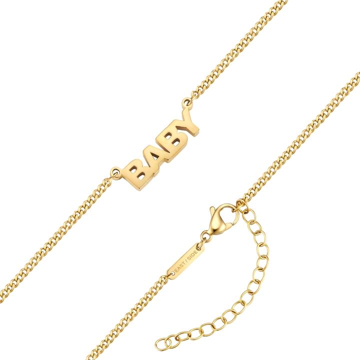 Produktbild Eastside Damen Halskette BABY - 37116 (Edelstahl, 14 Karat Gelbvergoldet, 40 cm)