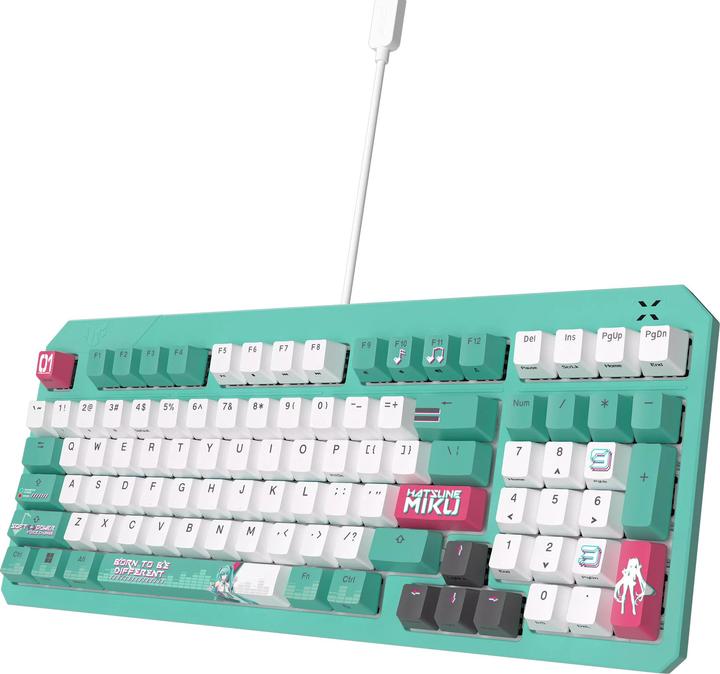 Actual product image ASUS TUF Gaming K3 Gen II Hatsune Miku Edition