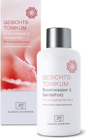 Produktbild Classic Ayurveda Gesichtstonikum Rosenwasser & Sandelholz (Gesichtswasser, 100 ml)