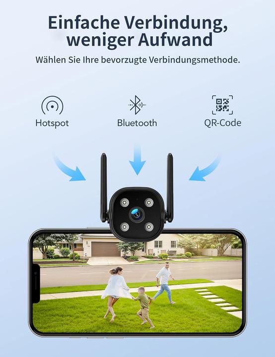 Actual product image GNCC 2K Überwachungskamera Outdoor mit Nachtsicht