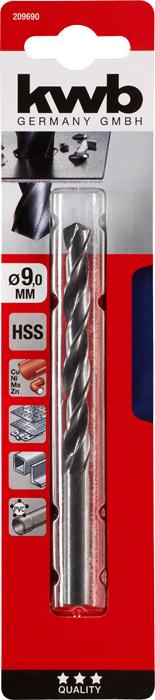 Actual product image kwb HSS Twist Drill, ø 9.0 mm (9 mm)