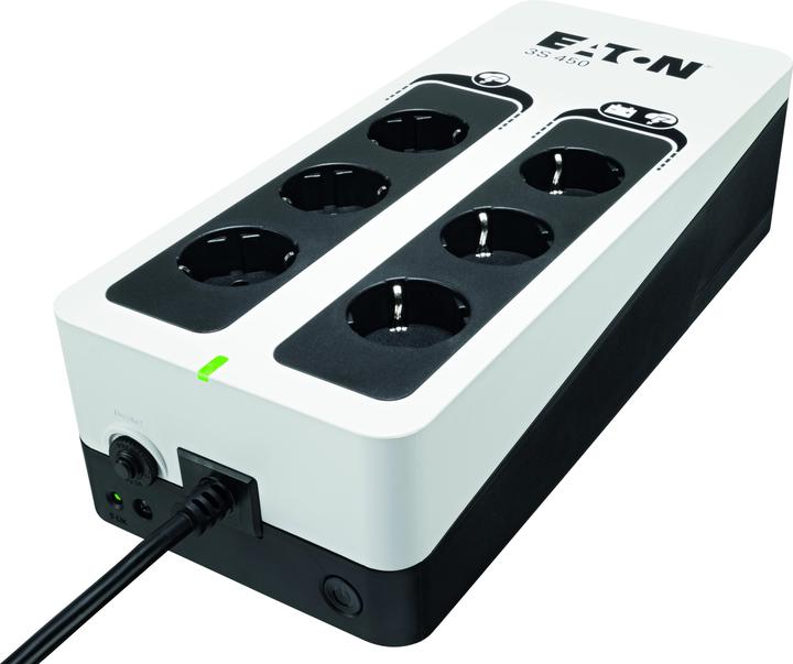 Eaton 3S450D Gruppo di continuità (UPS) Standby (offline) 450 VA 270 W 6 uscite CA (450 VA, 270 W, Standby UPS)