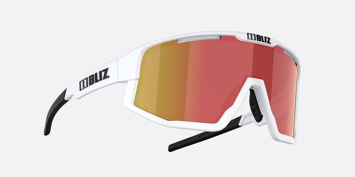 Actual product image Bliz Fusion (Black, matt white, White, Smoke w Red Multi)
