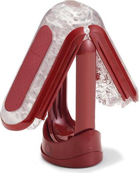 Actual product image Tenga Flip 0 Red Warmer