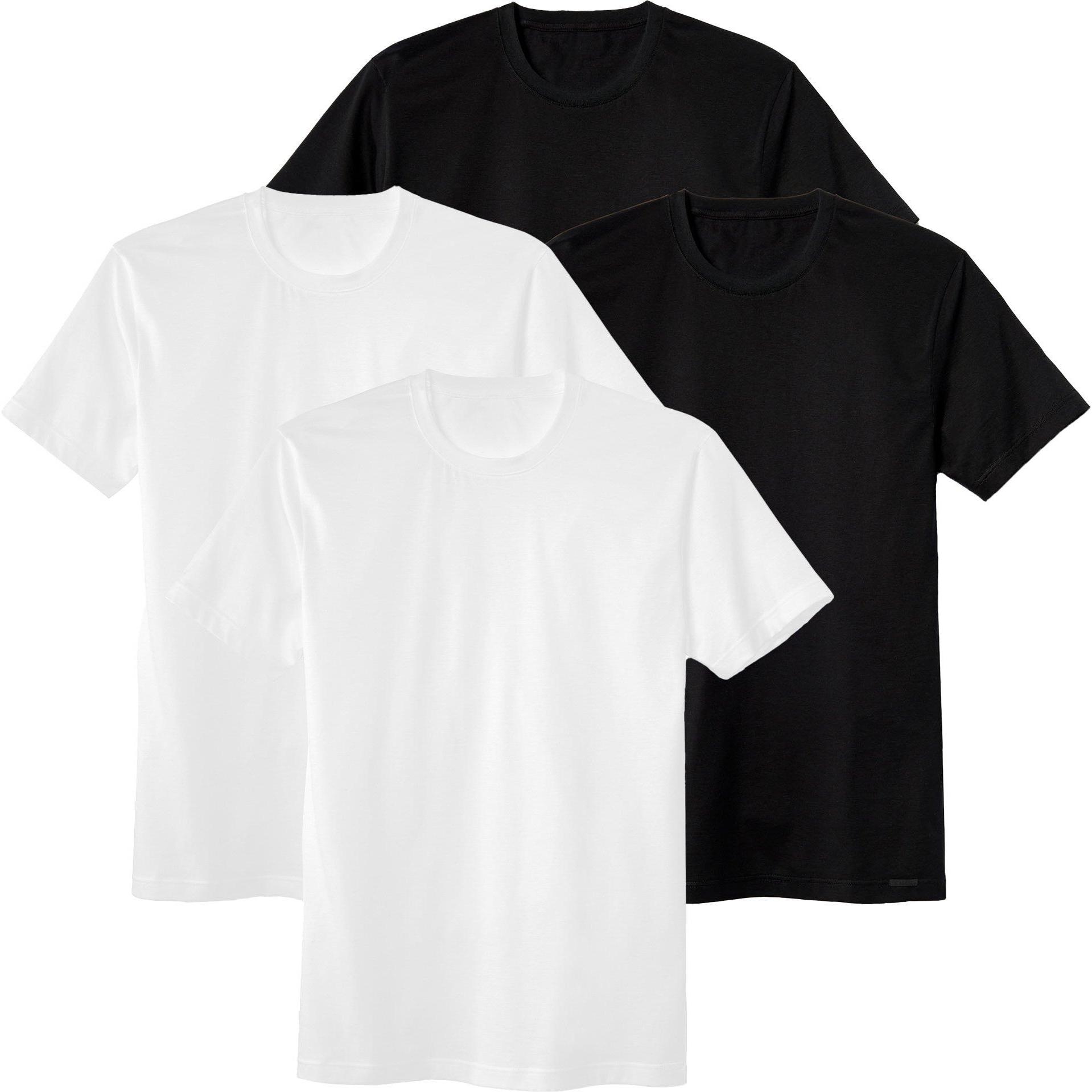 Calida, Herren, Shirt, T-Shirt Casual Figurbetont MEN T-Shirt 2PACK Natural Benefit 100% cotton, Weiss, (S)