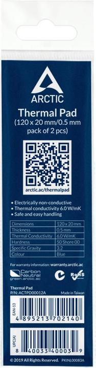 Actual product image Arctic Thermal Pad (0.50 mm)