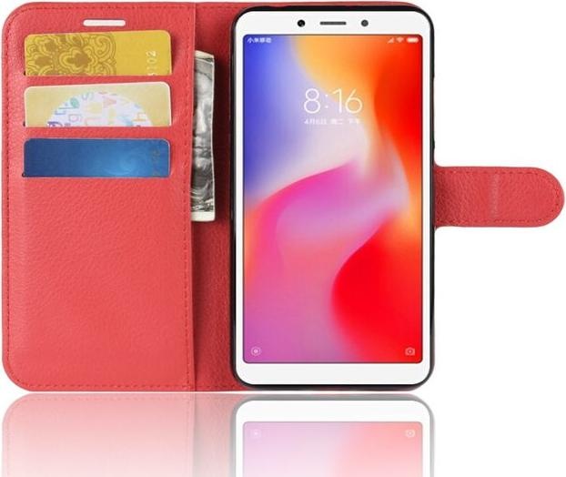 Produktbild MU Classic Litchi Leder Bookcover Series (Xiaomi Redmi 6A)