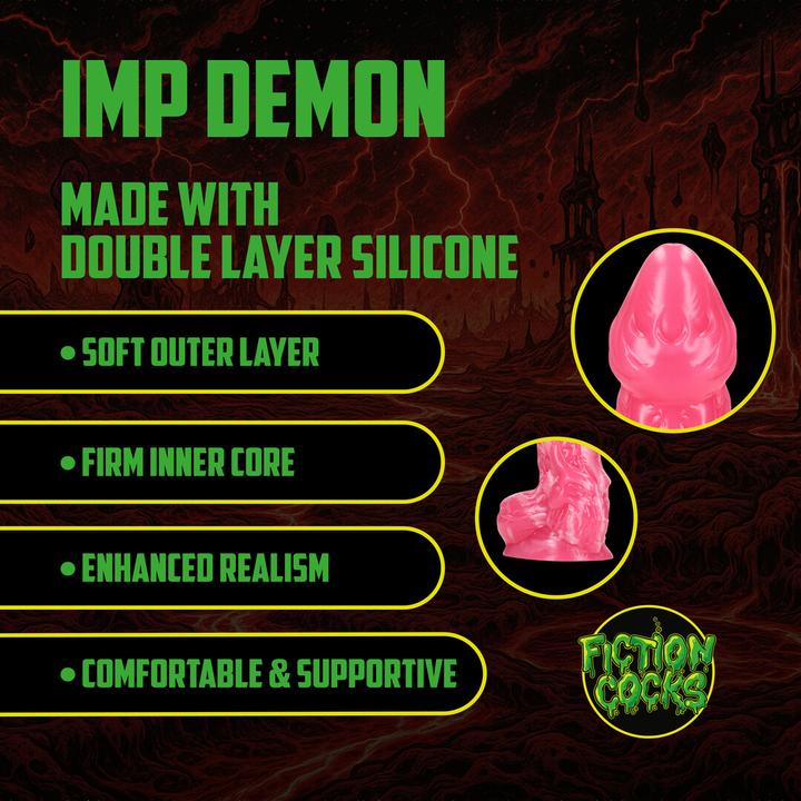 Produktbild Ouch! Imp Demon - Silicone Dildo - Red