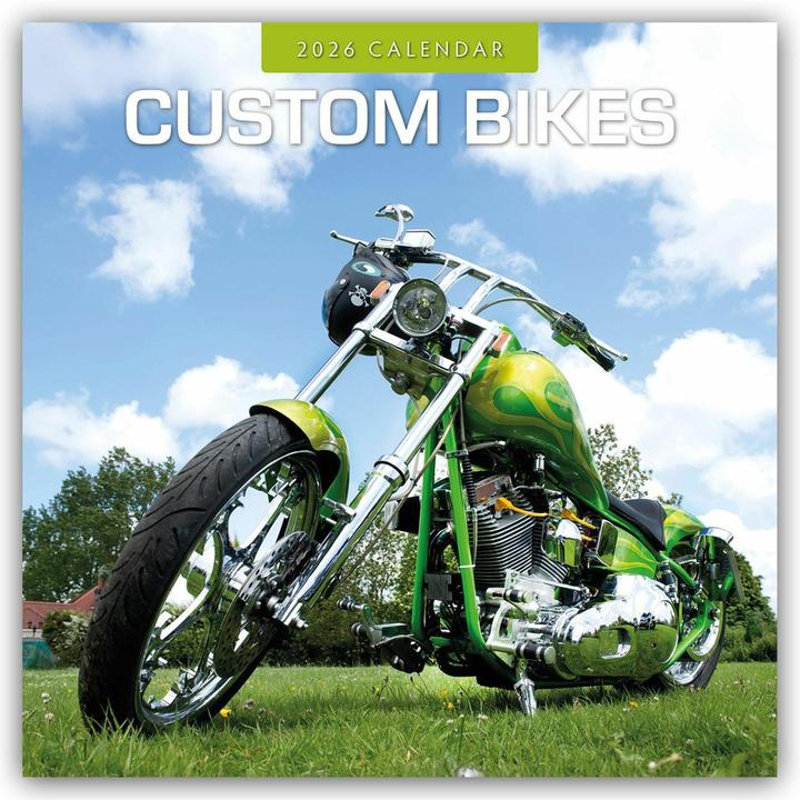 Produktbild Custom Bikes 2026 Square Wall Calendar