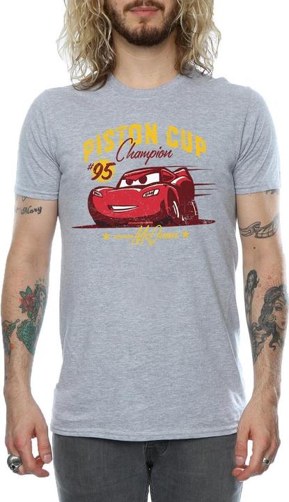 Immagine prodotto Disney Cars Piston Cup Champion Maglietta Uomo (XL)
