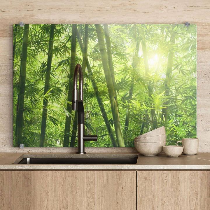 Immagine prodotto Trenddeko Il sole nella foresta di bambù (40 x 60 cm)